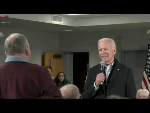 Biden Challenges Iowa Voter to I.Q. Test