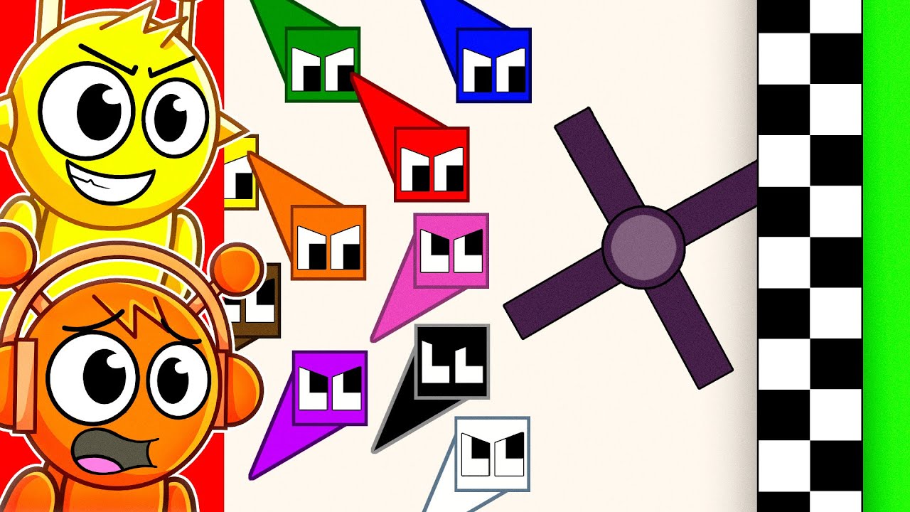 Reacting to The ULTIMATE CUBE RACE (Square League)