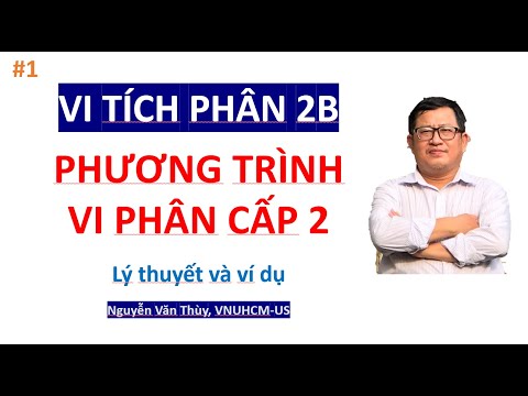 Video Phương trình vi phân cấp 2 | Second-Order Differential... - YouTube
