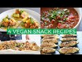 4 VEGAN FINGER FOOD SNACK RECIPES THAT ARE EASY TO MAKE!