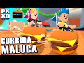 🍔 Corrida Maluca com HAMBURGUER no XD RACE do PK XD