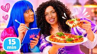 Las princesas van a una cafetería