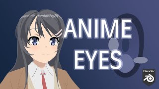 How to model Anime Eyes Fast | Blender Setup Tutorial
