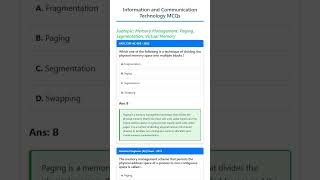 Memory Management: Paging, Segmentation, Virtual Memory