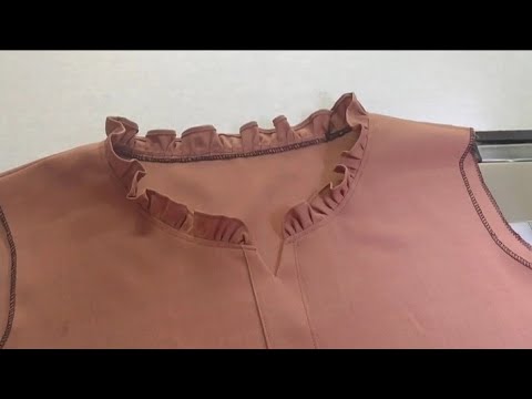 Video #90 Cách May Cổ Áo Kiểu Bèo Nữ Siêu Xinh/ May Áo Cổ... - youtube