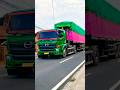 TRUK DUMP TRAILLER MUATAN PENUH MELAJU CEPAT #shorts #fyp #trending #viral