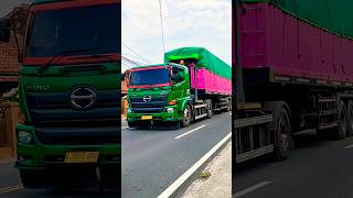 TRUK DUMP TRAILLER MUATAN PENUH MELAJU CEPAT #shorts #fyp #trending #viral