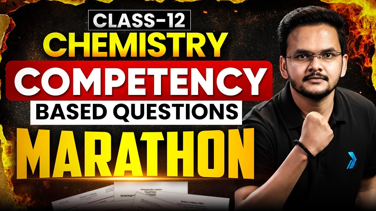 Class 12 Chemistry | Competency Based Questions🎯Shikhar Sir | Infinity Learn #class12 #infinitylearn