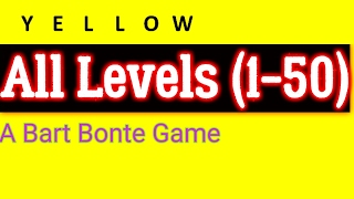 Yellow Game Bart Bonte All Levels (1-50) Android iOS screenshot 2