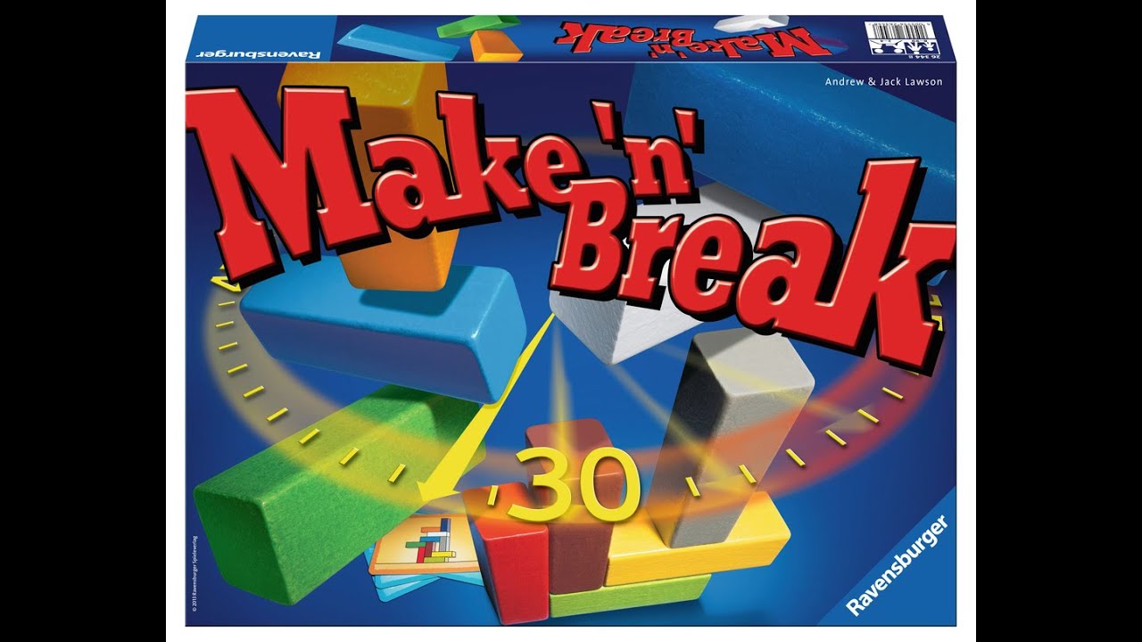 Обзор и распаковка игры Make 'n' Break, Собери Разбери