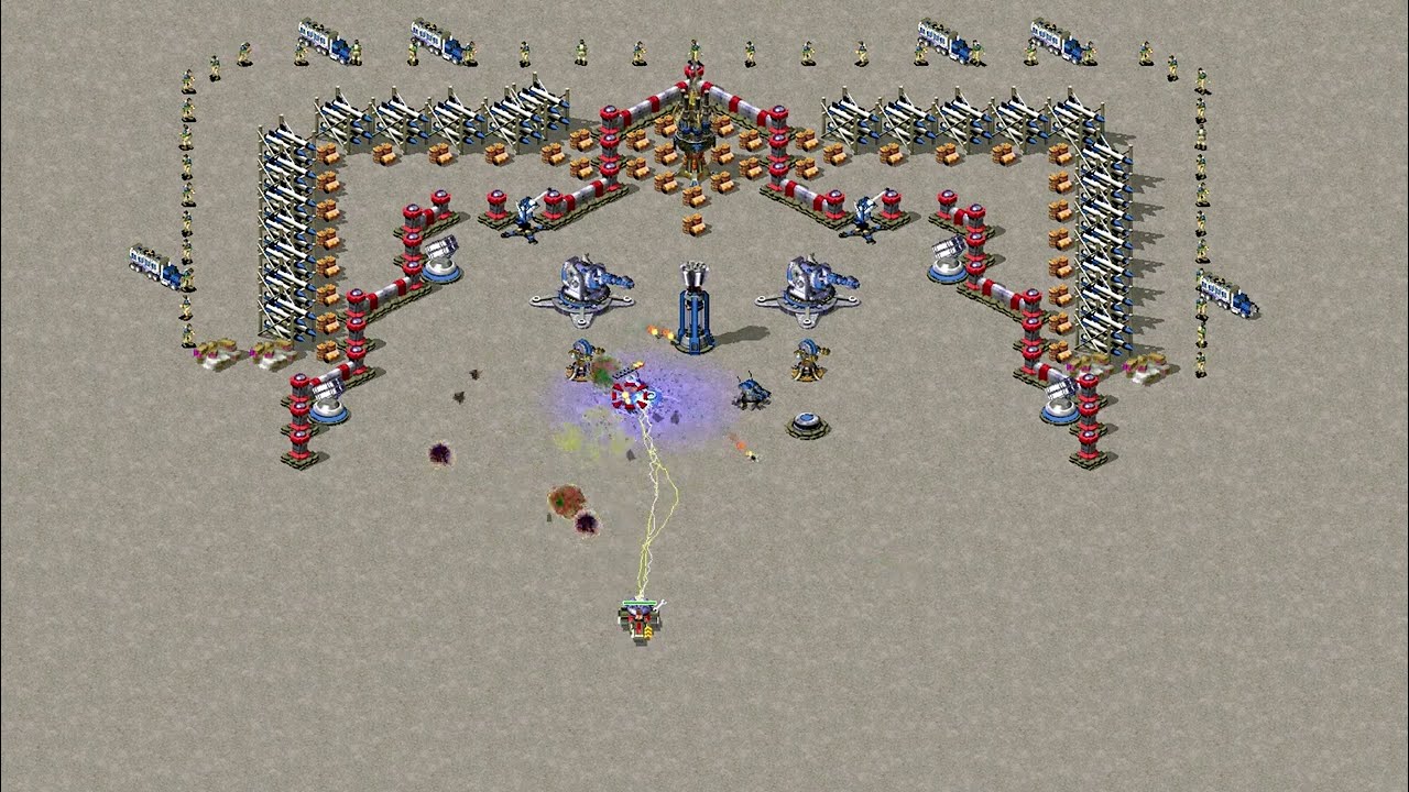 Expendables Mod Tanks Vs Defense  |  Red Alert 2