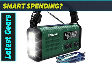 Geartist Emergency Weather Radio: The Ultimate Survival Companion