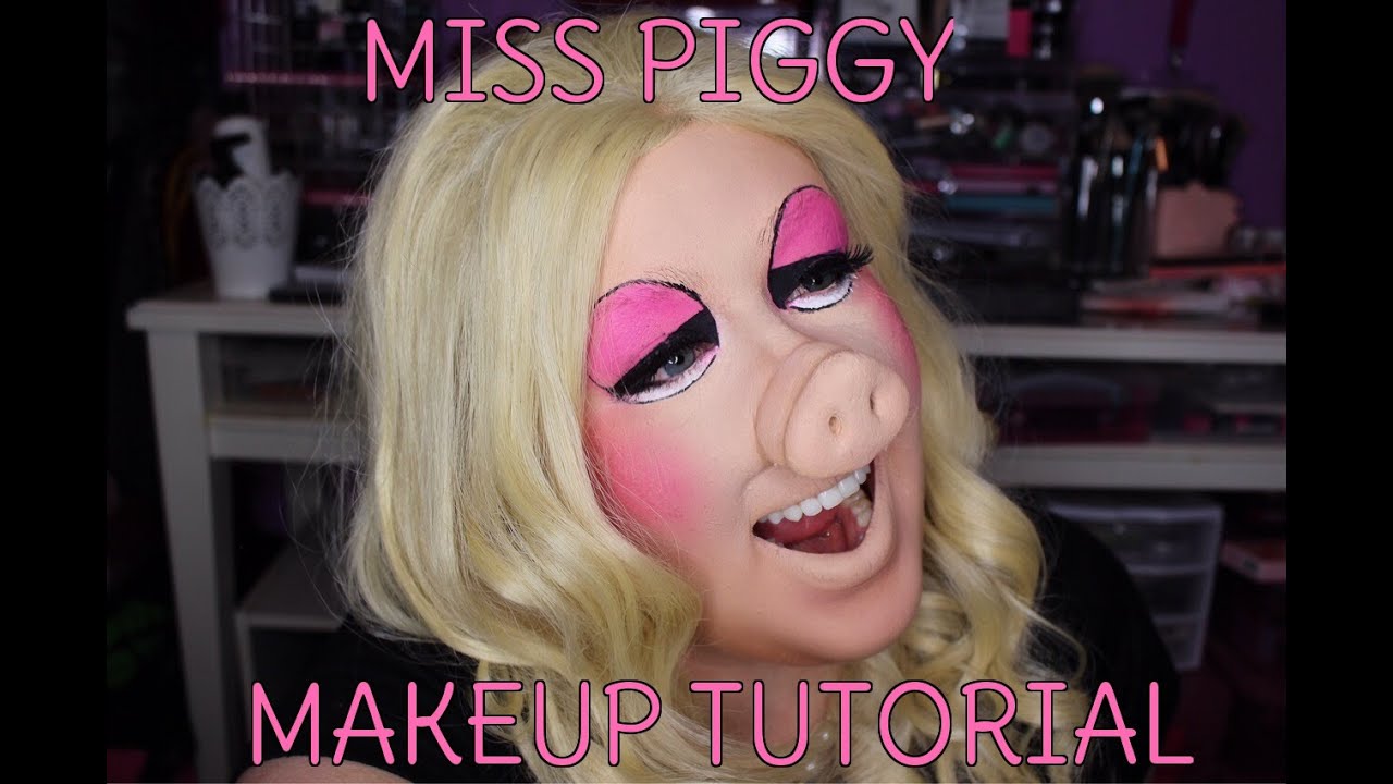 MISS PIGGY MUPPETS MAKEUP TRANSFORMATION - LOOKSBYLEXINGTON - YouTube
