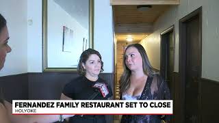 Fernandez Family Restaurant in Holyoke closing in two weeks