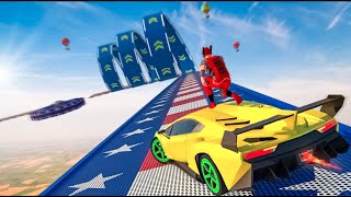 Superhero Mega Ramp GT Racing Stunts Car Games. Welcome to the superhero car racing stunts game. screenshot 3