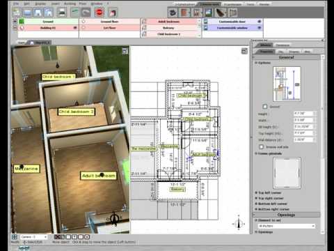  3D  Home  Design  by Livecad Tutorials  13 Windows 1st floor 