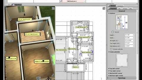 3D Home Design by Livecad Tutorials 13 Windows (1st floor)
