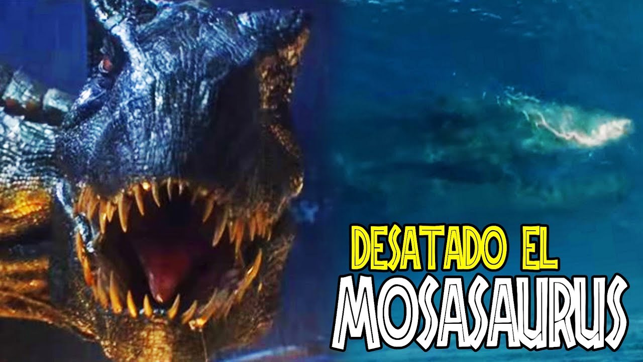 El Indoraptor No Es Importante Mosasaurus Desatado Jurassic World 2 - jurassic park new megalodon vs mosasaurus update roblox