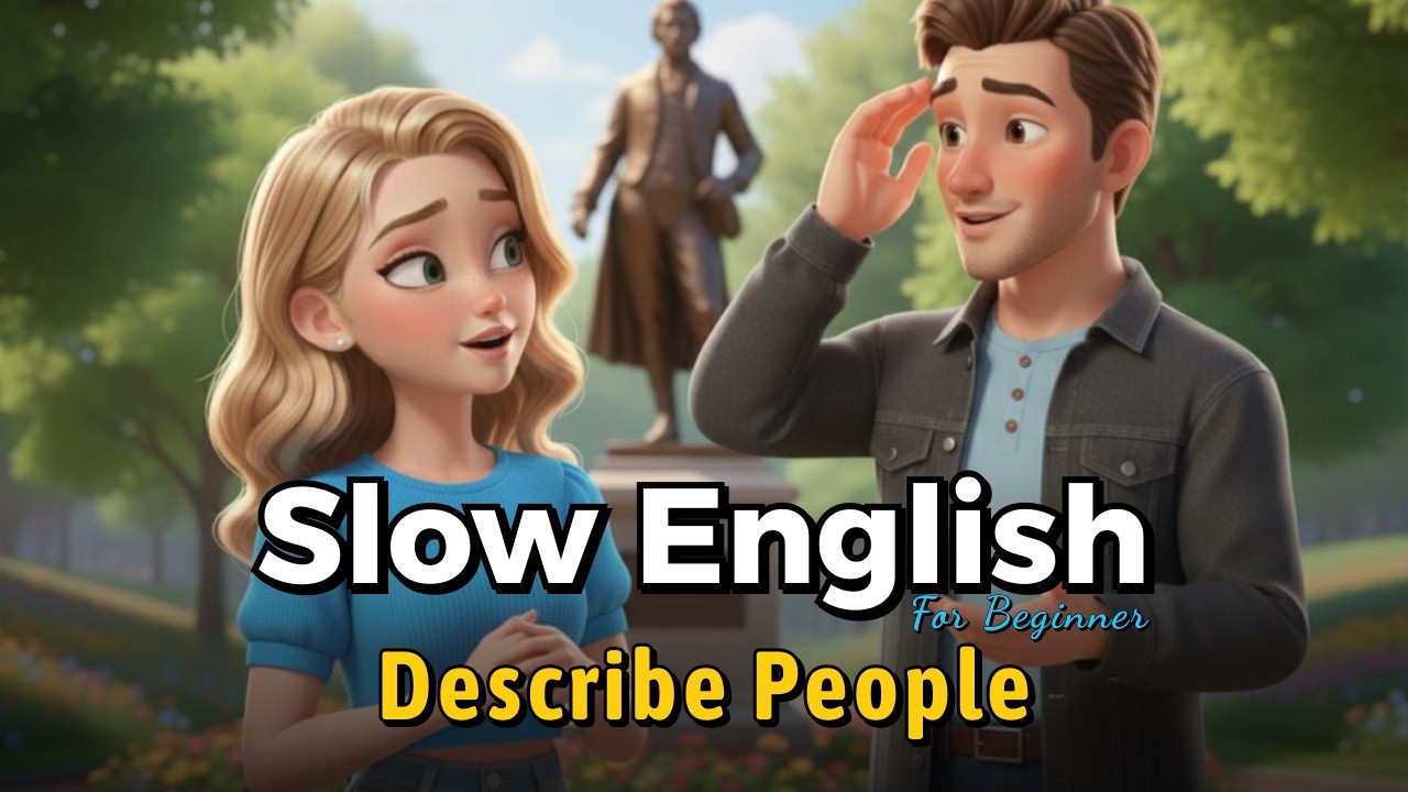 Describing People's Appearance and Personality 🎧 Easy English Conversation for Beginners