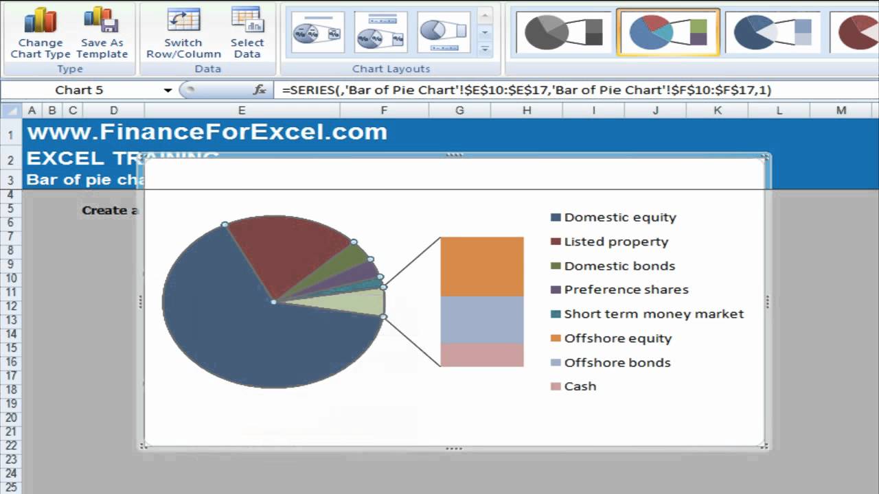 Pie Of Pie Chart Excel 2010