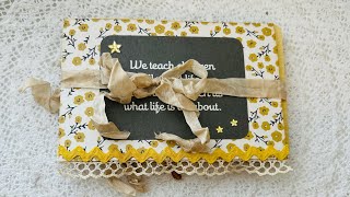 One Sheet Wonder Project Share, 12x12 Paper Ideas for Single Sheets, Folio, Junk Journal, Day 23