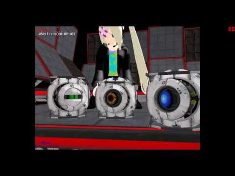 MMD Portal - The Fan Vocaloid (Funny)