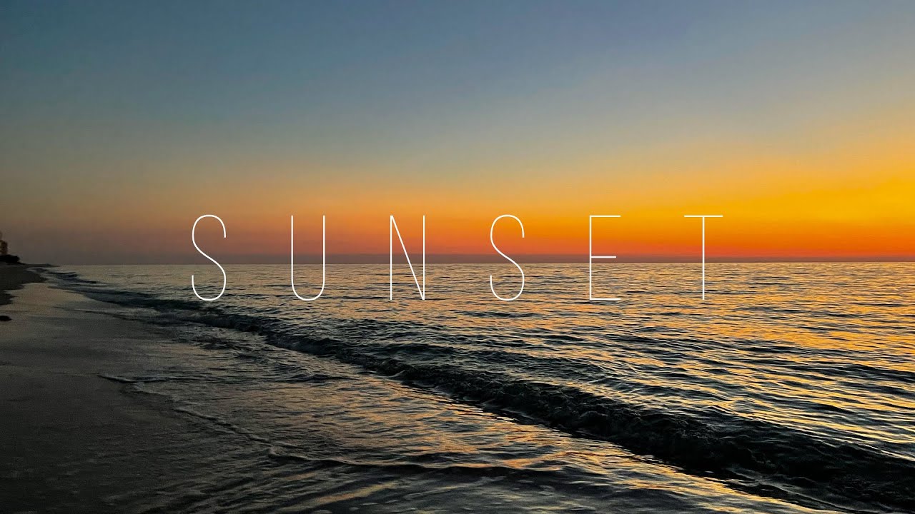 [4K] Sunset at Naples Beach in Florida, USA I Walking Tour