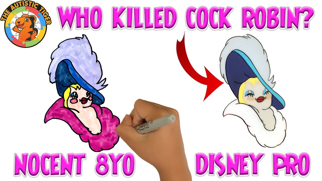 Jenny Wren | Who Killed Cock Robin - How to Draw Disney's Silly Symphonies Easy