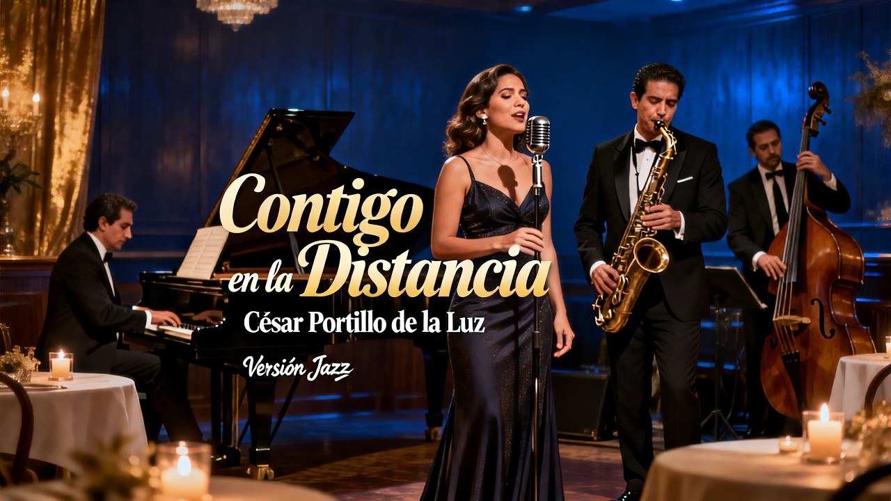 Contigo en la Distancia – César Portillo de la Luz | Cover Bolero | Jazz Latino y Música Romántica