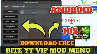 Agario new mod menu  download | Bite yt vip mod menu download #agariomodmenu #agariomobile #cbgyt screenshot 5