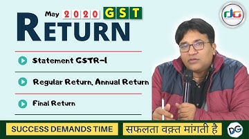 Revisionary lecture GST For May 2020 Return