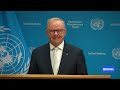 IN FULL: Albanese says UN Security Council campaign is in Australia's 'national interest' | ABC NEWS