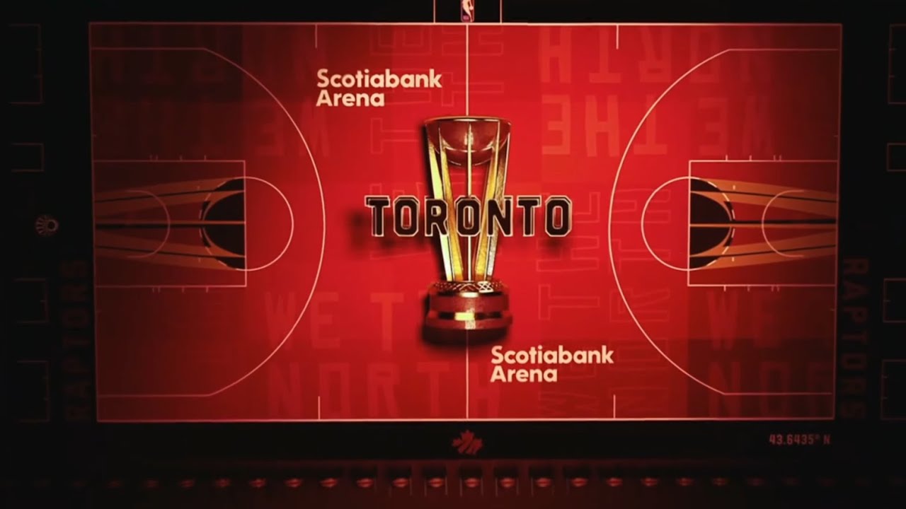 Toronto Raptors Intro 2025 NBA Cup - Raptors Starting Lineup Intro