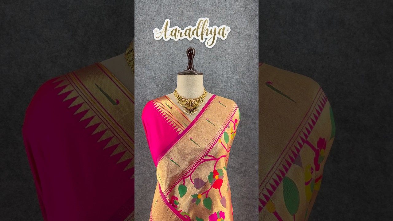 Pure Silk Kanchipuram Full Weaving Wedding Special Paithani Saree