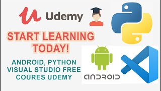 Learn Android, Python and Visual Studio | Udemy Free Programming Courses #udemycourses  #eduses