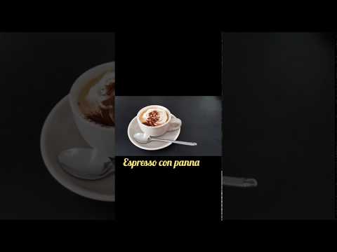 Espresso con panna