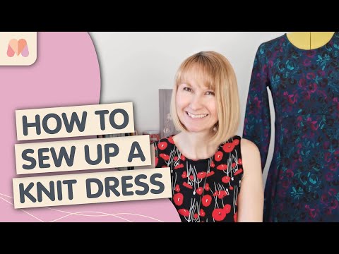 How to Sew a Knit Dress | New Look 6632 Sewalong - YouTube