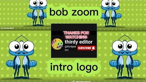 bob zoom mirror with multi screen and video and audio effects #animation #capcut #cartoon