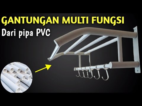 cara membuat tempat gantungan dari pipa pvc | hanger from PVC pipe