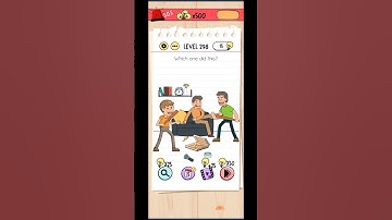 Brain test level 298 solution / which one did this?