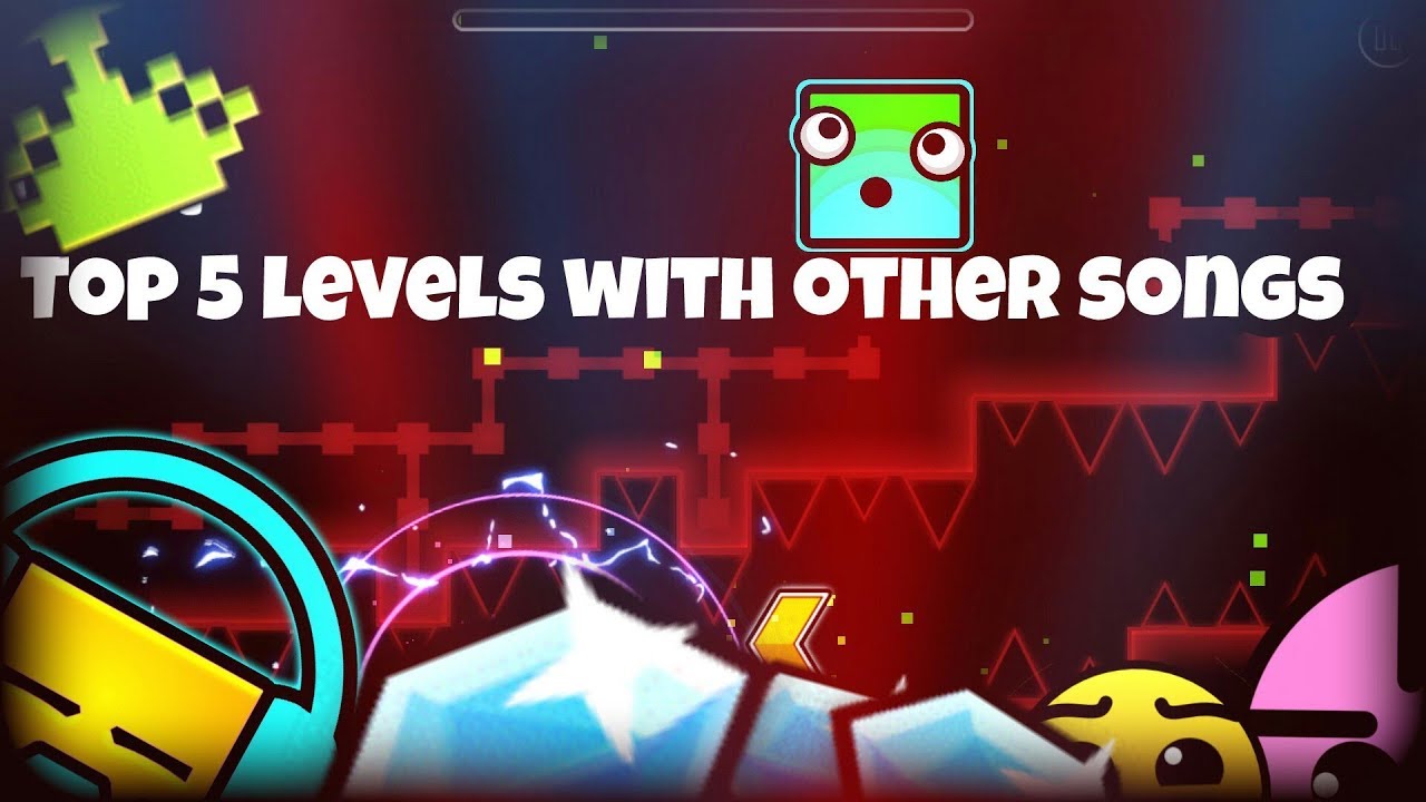 Top 5 official levels that syncs with other songs | Geometry Dash 2.11 ...