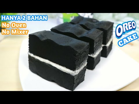 OREO CAKE 2 BAHAN TANPA OVEN TANPA MIXER