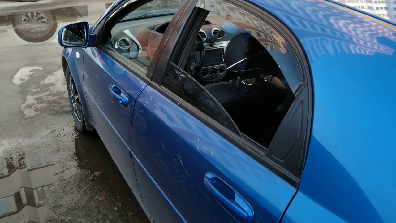 Интеллектуальный доводчик стекол на Lacetti - YouTube