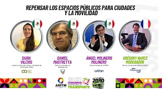 REPENSAR LOS ESPACIOS PÚBLICOS PARA CIUDADES Y LA MOVILIDAD 15° Congreso Internacional de Transporte