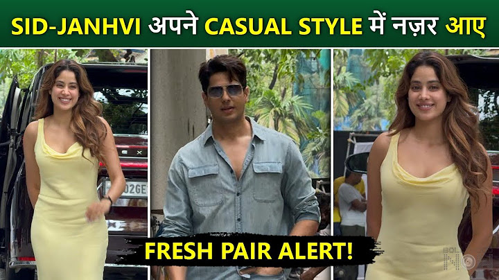 Sidharth-Janhvi All Set for Their Upcoming Film 'Param Sundari'!