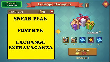 Lords Mobile - POST KVK EXCHANGE EXTRAVAGANZA - Rebuild your comp AFTER KVK!!!