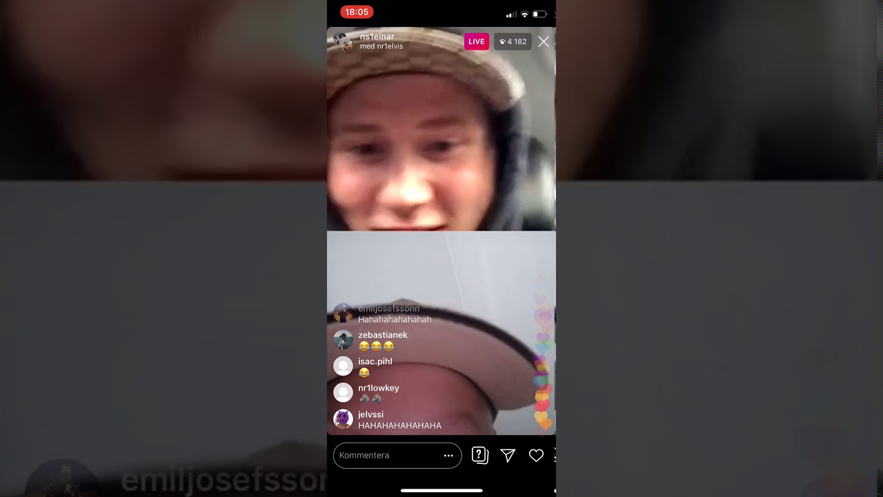 Einar och elvis live på instagram (GALEN, Elvis slåss i roastlive?) (Del 2)