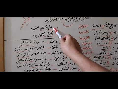 حروف الجر و الخبر شبه جملة جار و مجرور د محمد أنور