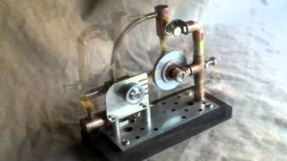 Stirling engine alpha homemade