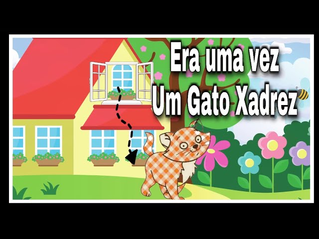 Recurso Pedagógico História do Gato Xadrez 40x26 cm - C2